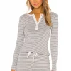 Lovers And Friends Honor Lounge Top In Heather Stripe -Lovers and Friends Sales Shop LOVF WI110 V1