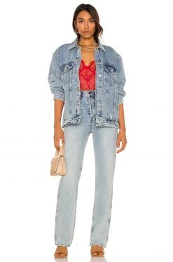 Lovers And Friends Bettany Bodysuit In Red -Lovers and Friends Sales Shop LOVF WI136 V5