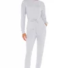 Lovers And Friends Vela Lounge Jumpsuit In Heather Grey -Lovers and Friends Sales Shop LOVF WI141 V1