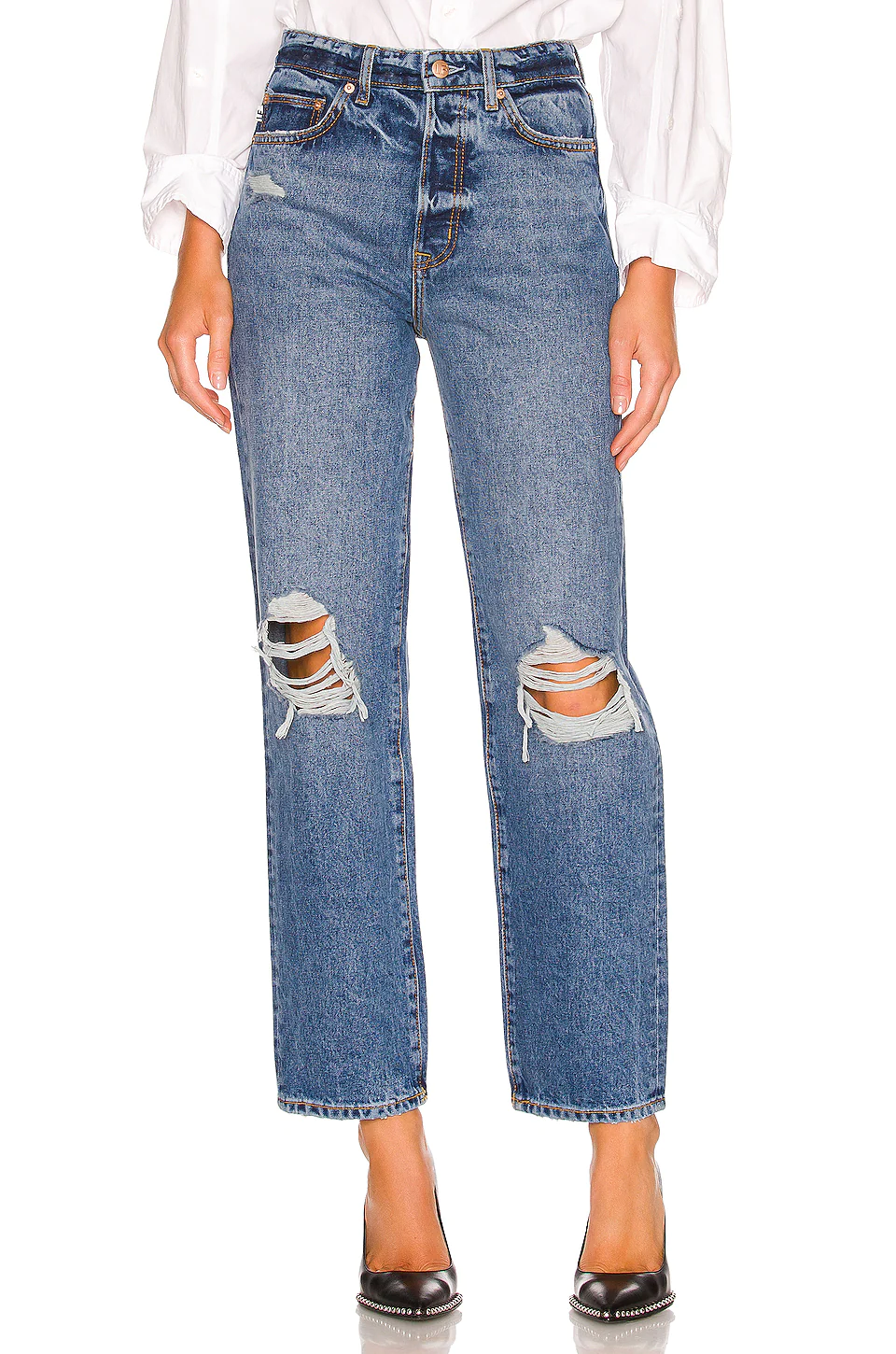 Lovers And Friends Ryan High Rise Loose Straight In Palm Canyon