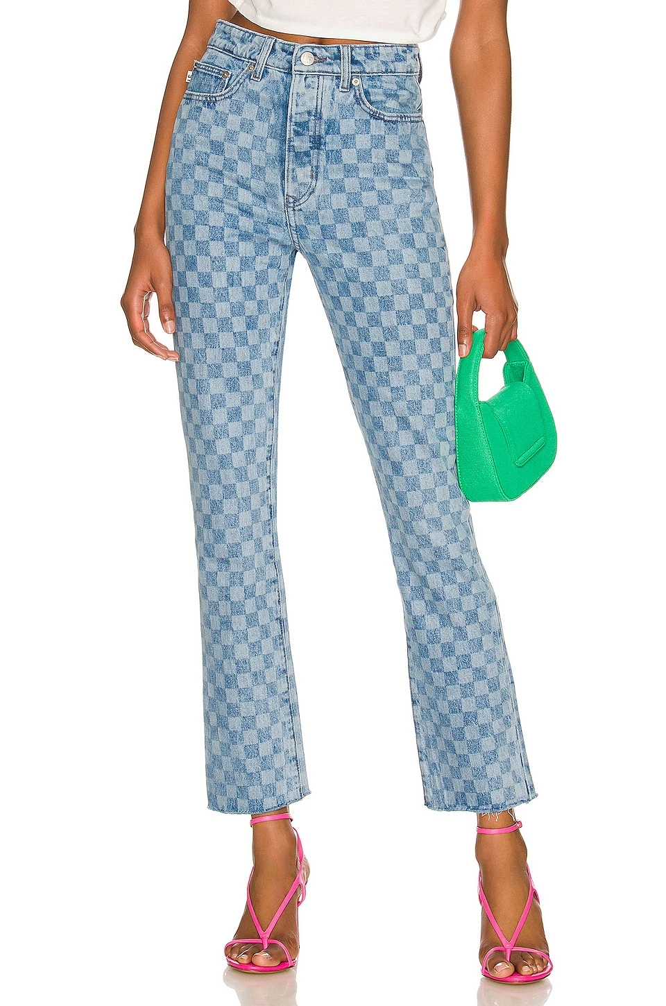 Reece High Rise Slim Straight in Harmon Lovers And Friends Reece High Rise Slim Straight In Harmon -Lovers and Friends Sales Shop LOVF WJ238 V1