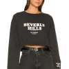 Lovers And Friends The Cropped Crewneck In Beverly Hills -Lovers and Friends Sales Shop LOVF WK1021 V1
