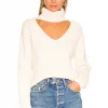 Lovers And Friends Tove Sweater In Ivory -Lovers and Friends Sales Shop LOVF WK1038 V1