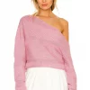 Lovers And Friends Porto Santo Sweater In Pink -Lovers and Friends Sales Shop LOVF WK1056 V1