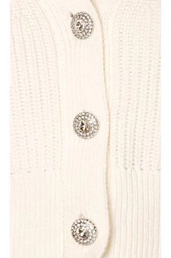 Lovers And Friends Julienne Cable Cardigan In Ivory -Lovers and Friends Sales Shop LOVF WK1059 V5