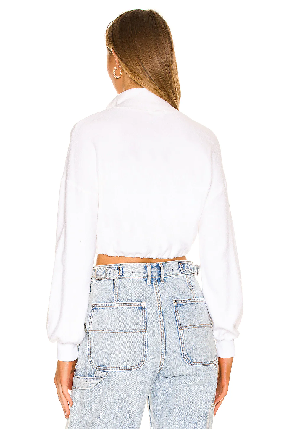 Lovers And Friends Heidi Sweatshirt In Egret 5 Lovers And Friends Heidi Sweatshirt In Egret - Image 3