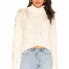 Lovers And Friends Daybreak Sweater In Ivory -Lovers and Friends Sales Shop LOVF WK1074 V1
