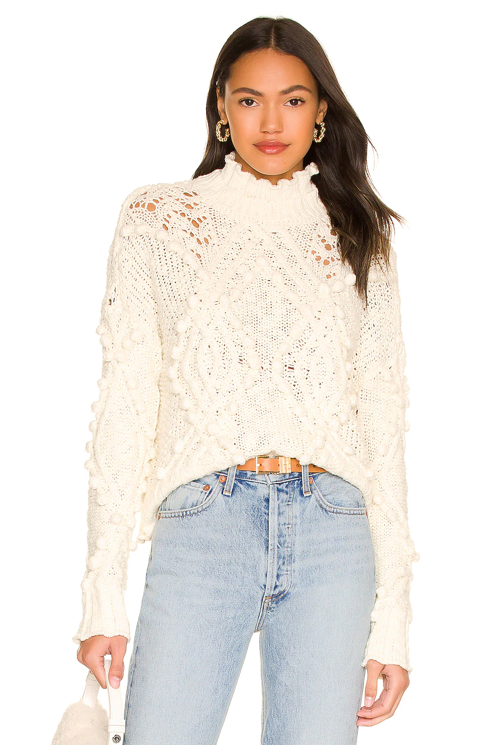 Lovers And Friends Daybreak Sweater In Ivory
