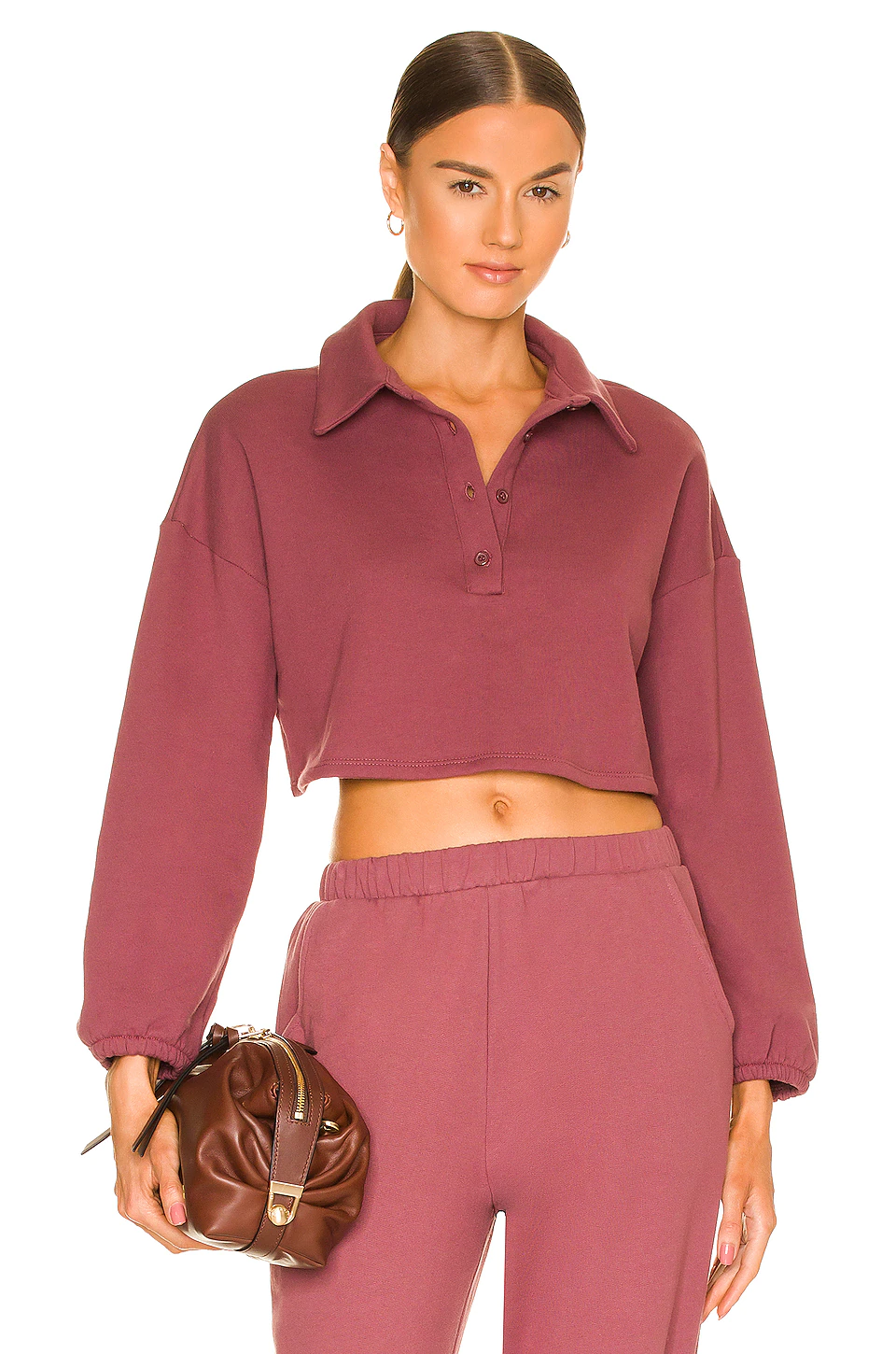 Lovers And Friends Helena Pullover In Rose Brown