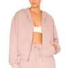 Lovers And Friends Nyomi Hoodie In Dusty Mauve 2 Lovers And Friends Nyomi Hoodie In Dusty Mauve -Lovers and Friends Sales Shop LOVF WK1088 V1