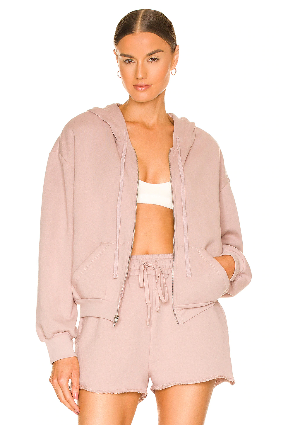 Lovers And Friends Nyomi Hoodie In Dusty Mauve
