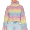 Lovers And Friends Bryant Sweater In Rainbow -Lovers and Friends Sales Shop LOVF WK1092 V1