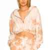Lovers And Friends Canyon Zip Up Hoodie In Desert Tie Dye -Lovers and Friends Sales Shop LOVF WK1103 V1