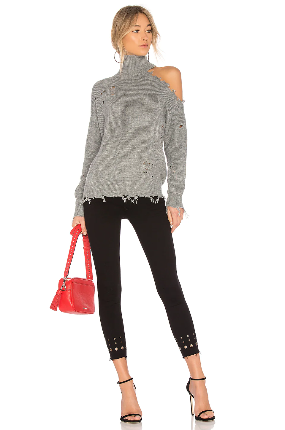 Lovers And Friends Arlington Sweater In Heather Grey 6 Lovers And Friends Arlington Sweater In Heather Grey - Image 4