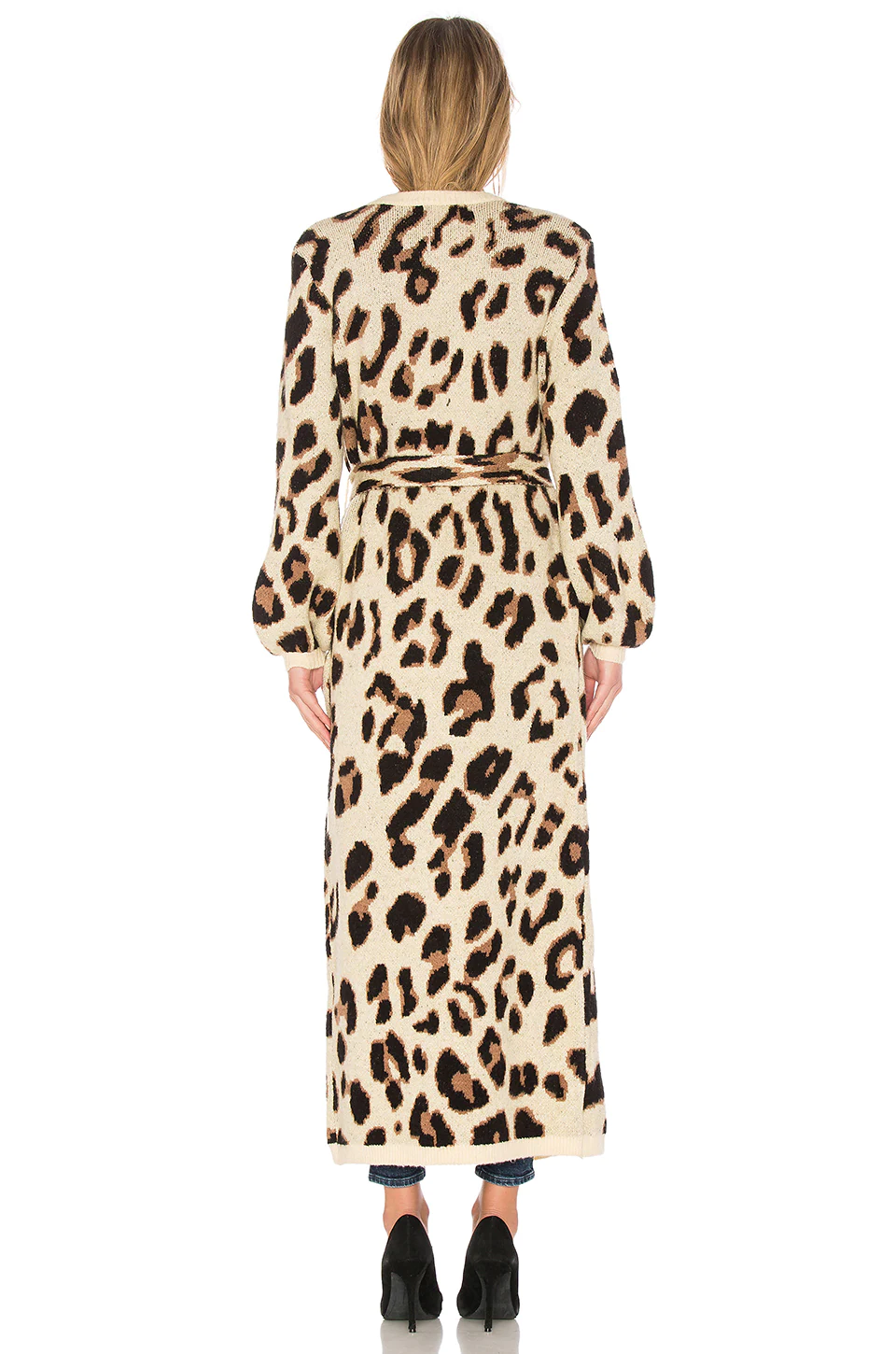 Speak Up Duster in Metallic Leopard Lovers And Friends Speak Up Duster In Metallic Leopard -Lovers and Friends Sales Shop LOVF WK168 V3