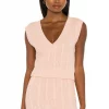 Lovers And Friends Rylan Knit Vest In Pink Cable -Lovers and Friends Sales Shop LOVF WK968 V1