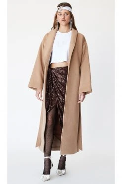 Lovers And Friends Carla Coat In Camel -Lovers and Friends Sales Shop LOVF WO407 V5