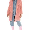 Lovers And Friends Niki Faux Fur Coat In Blush Pink -Lovers and Friends Sales Shop LOVF WO410 V1
