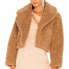 Lovers And Friends Alexandria Faux Fur Jacket In Nude -Lovers and Friends Sales Shop LOVF WO412 V1