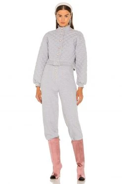 Lovers And Friends Claudia Quilted Jacket In Heather Grey 10 Lovers And Friends Claudia Quilted Jacket In Heather Grey -Lovers and Friends Sales Shop LOVF WO416 V4