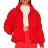 Lovers And Friends Jillian Puffer Jacket In Red 1 Lovers And Friends Jillian Puffer Jacket In Red -Lovers and Friends Sales Shop LOVF WO441 V1