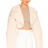 Lovers And Friends Nahal Cropped Jacket In Dove Grey -Lovers and Friends Sales Shop LOVF WO447 V1