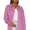 Lovers And Friends Utility Shacket In Purple Grape -Lovers and Friends Sales Shop LOVF WO455 V1