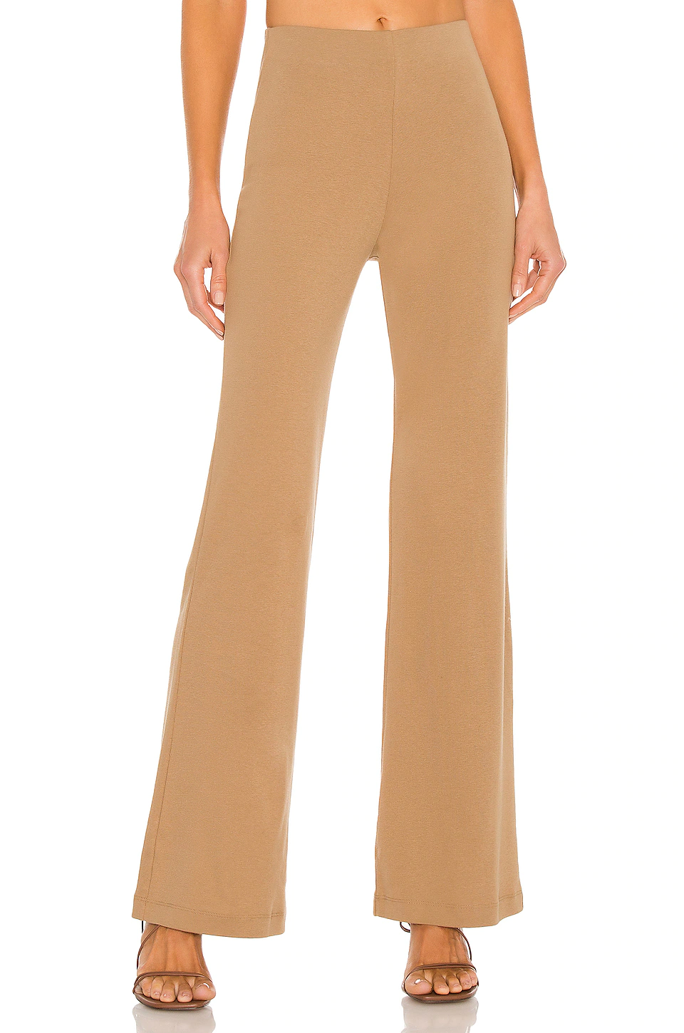 Lovers And Friends Elastic Waist Pant In Tan