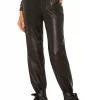 Lovers And Friends Seymore Leather Pants In Black -Lovers and Friends Sales Shop LOVF WP521 V1