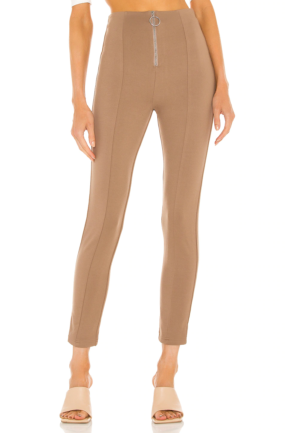 Lovers And Friends Riley Pant In Taupe Brown