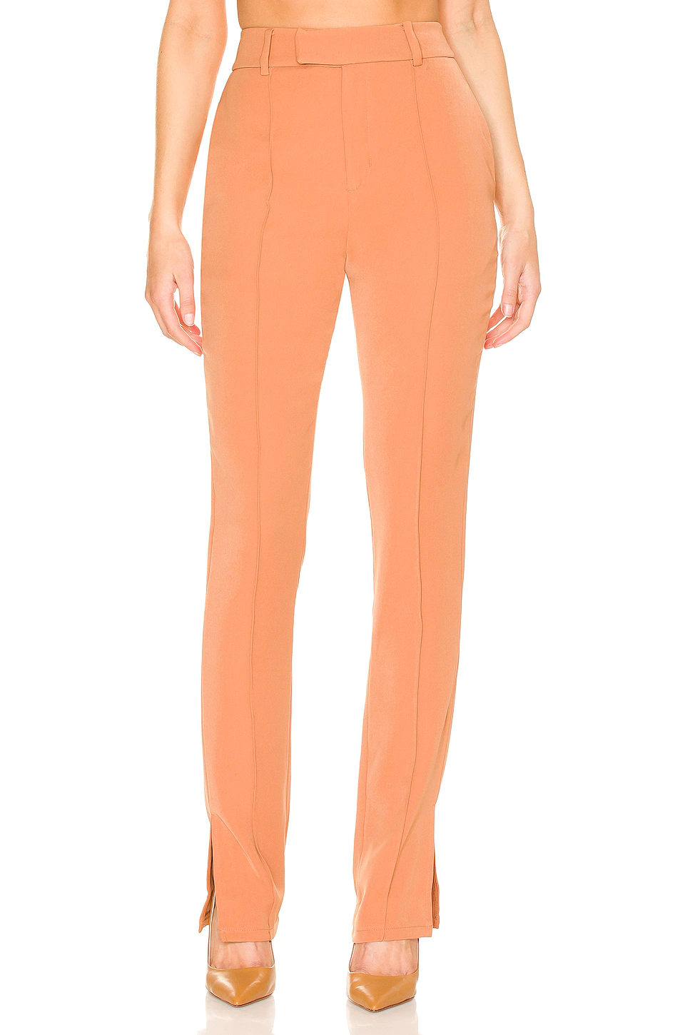 Lovers And Friends Diana Trouser Pants In Caramel