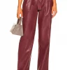 Lovers And Friends Bardot Trouser In Burgundy -Lovers and Friends Sales Shop LOVF WP560 V1