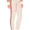 Lovers And Friends Tavi Fair Isle Knit Pant In Ivory & Tan -Lovers and Friends Sales Shop LOVF WP572 V1