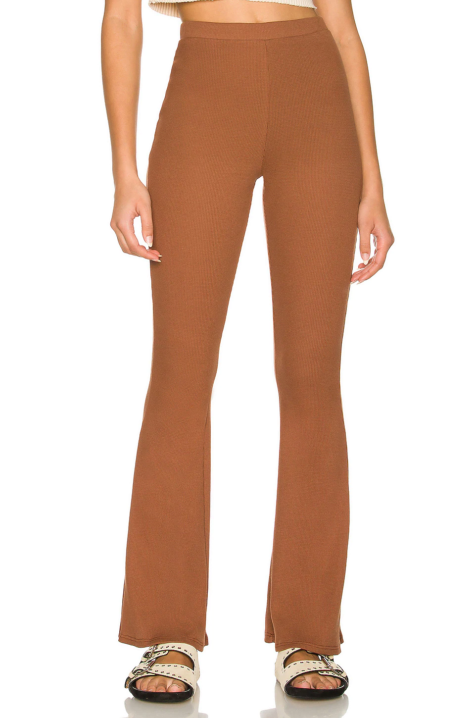 Lovers And Friends Sean Pant In Chocolate Brown