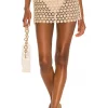 Lovers And Friends Chiara Mini Skirt In Sandstone -Lovers and Friends Sales Shop LOVF WQ557 V1