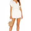 Lovers And Friends Wells Playsuit In Buttercream -Lovers and Friends Sales Shop LOVF WR297 V1