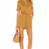 Lovers And Friends Anderson Romper In Gold -Lovers and Friends Sales Shop LOVF WR306 V1
