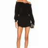 Lovers And Friends Lovers + Friends Eliza Romper In Black -Lovers and Friends Sales Shop LOVF WR330 V1