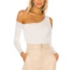 Lovers And Friends Paula Bodysuit In Ivory -Lovers and Friends Sales Shop LOVF WS1486 V1
