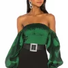 Lovers And Friends Fraya Top In Emerald -Lovers and Friends Sales Shop LOVF WS1519 V1