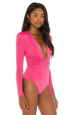 Lovers And Friends Anya Bodysuit In Hot Pink -Lovers and Friends Sales Shop LOVF WS1815 V3