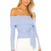Lovers And Friends Ramona Top In Sky Blue -Lovers and Friends Sales Shop LOVF WS1832 V1