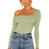 Lovers And Friends Florence Bodysuit In Dark Green -Lovers and Friends Sales Shop LOVF WS1848 V1