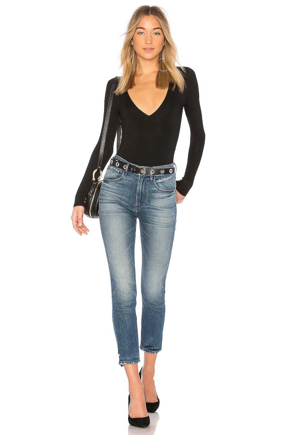 Akron Bodysuit in Black Lovers And Friends Akron Bodysuit In Black -Lovers and Friends Sales Shop LOVF WS1877 V5