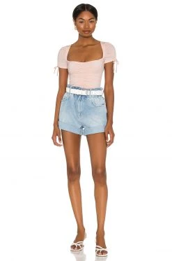 Lovers And Friends Jupiter Bodysuit In Blush Pink -Lovers and Friends Sales Shop LOVF WS2062 V5