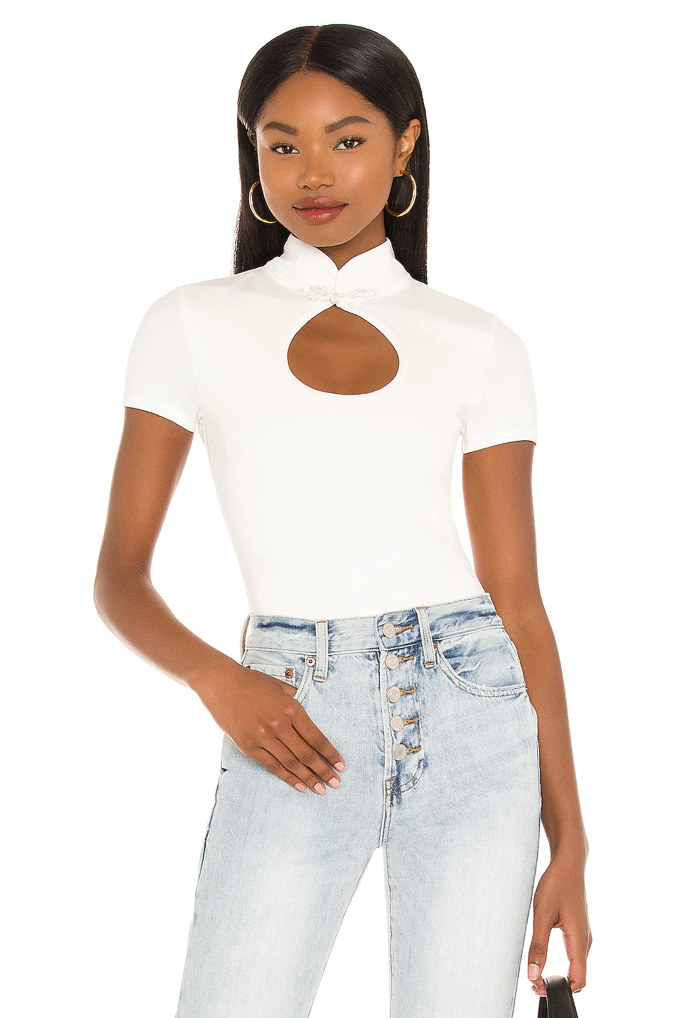 Lovers And Friends Chloe Bodysuit In White