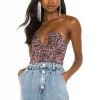 Lovers And Friends Crawford Bustier In Crawford Floral -Lovers and Friends Sales Shop LOVF WS2134 V1