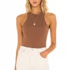 Lovers And Friends Kimley Tank In Mocha -Lovers and Friends Sales Shop LOVF WS2202 V1