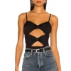 Lovers And Friends Lola Bodysuit In Black -Lovers and Friends Sales Shop LOVF WS2222 V1