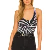 Lovers And Friends Gigi Bodysuit In Reverse Tie Dye -Lovers and Friends Sales Shop LOVF WS2251 V1